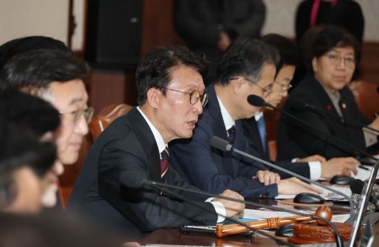 [포토] 모두발언하는 김민석 국무총리