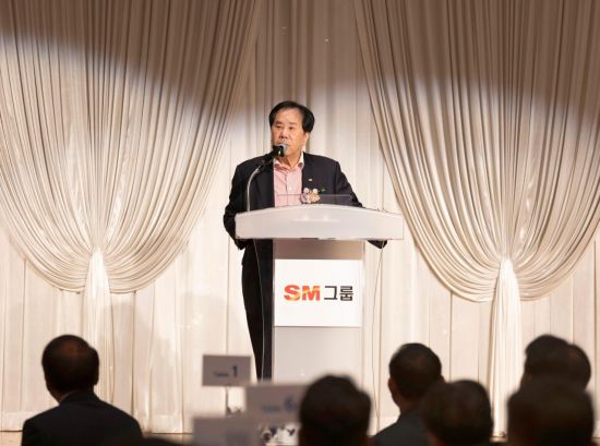 우오현 SM그룹 회장, 협력사 간담회서 '신뢰 바탕의 상생' 강조