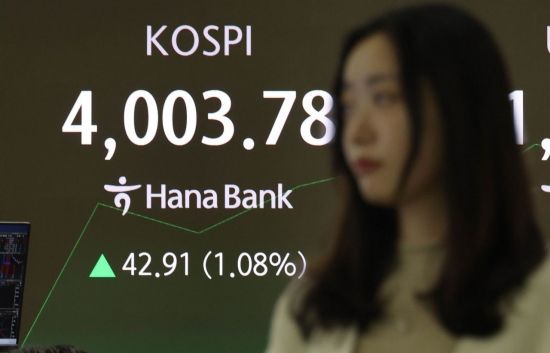 [포토] 4000선 회복한 코스피