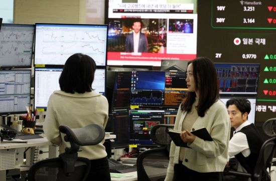 [포토] 분주한 딜링룸