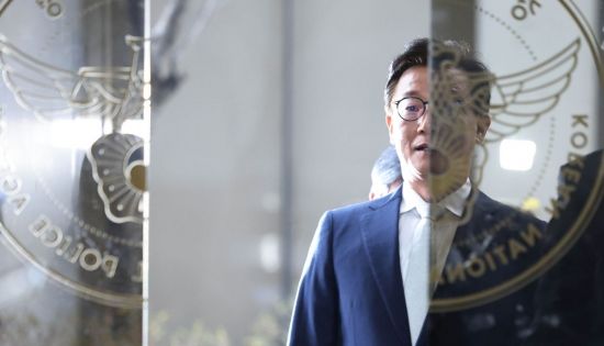 [포토] 국수본 특별전담수사팀 출석한 전재수 의원