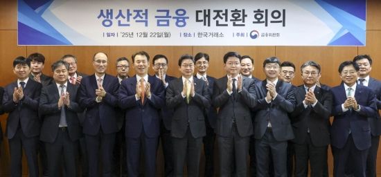 [포토] 금융위, 생산적 금융 대전환 회의