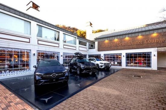 메르세데스-벤츠, 겨울 맞이 팝업 행사로 고객 눈길