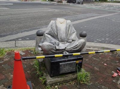 日 도요토미 히데요시 동상 목 '뎅겅'…범인은 만취 경찰관
