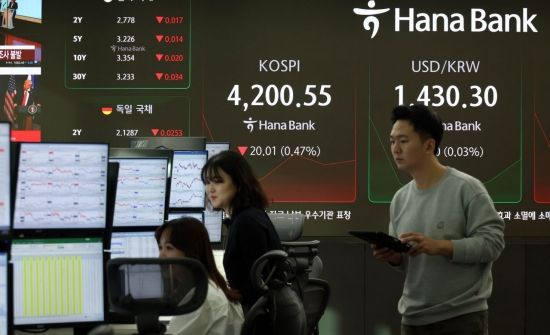 [포토] 코스피, 올해 마지막 거래일 하락 출발