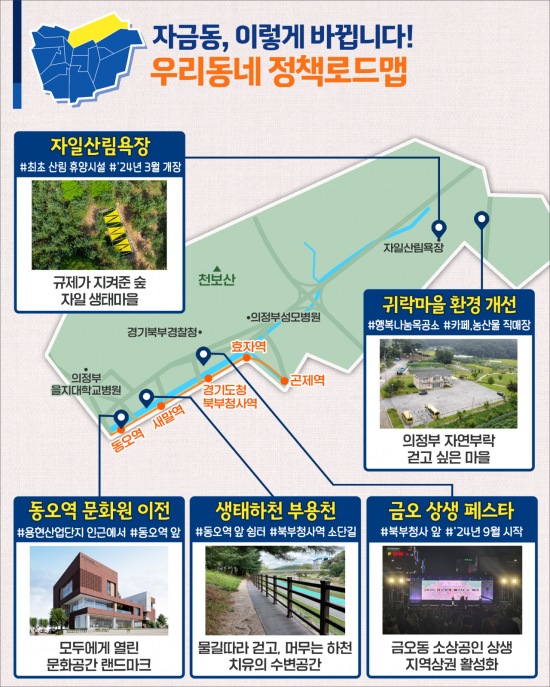 의정부시, 군사도시 옷 벗고 '생태·산업의 중심지'로…자금동의 재탄생