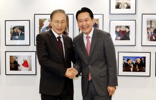 이명박, 장동혁에 '화합' 주문…"뭉치면 지선 반드시 승리"