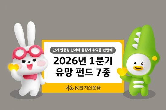 KB자산운용이 '콕 집은' 1분기 유망 펀드는