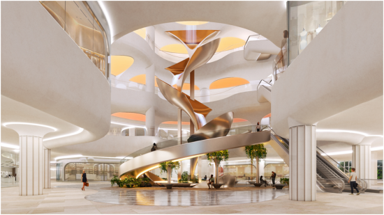 서부티엔디, 복합쇼핑몰 '스퀘어원 서울' 인테리어 컨셉 공개