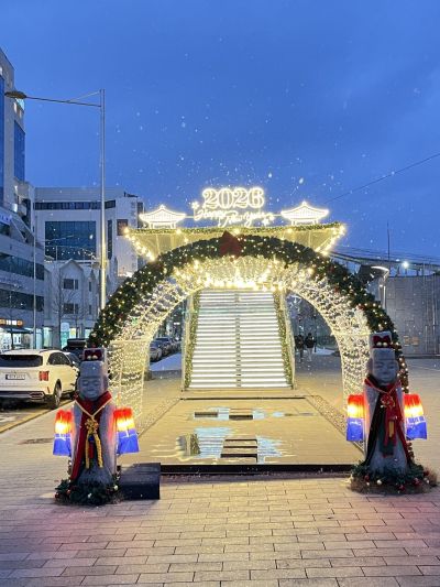 광주 동구 '빛의 읍성' 연말연시 야간 전시 선봬