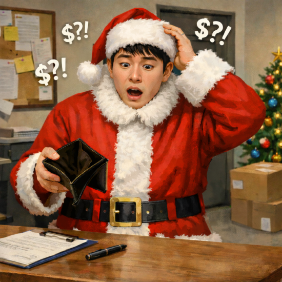 산타 알바 했더니 "연기 어색했다"…"일당 대신 기프티콘 주더라"