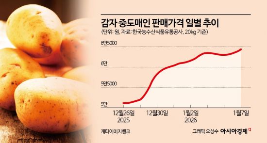 식당서 자취 감추는 감자…"가격 강세 5월까지 계속"