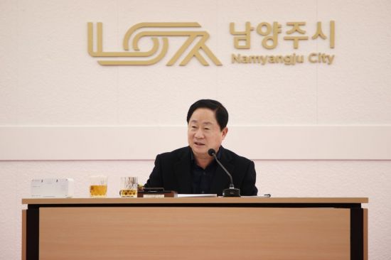 주광덕 시장 "MZ 공직자와 시정 철학 공유…원팀으로 자족도시 완성"