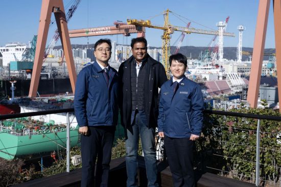 인도 타밀나두주 정부 대표단, 울산 HD현대重 방문