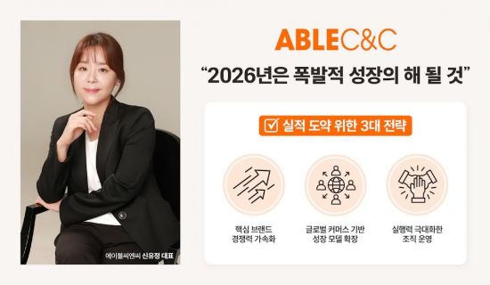 [신년사]신유정 에이블씨엔씨 대표 "유례없는 폭발적 성장의 해 만들 것"