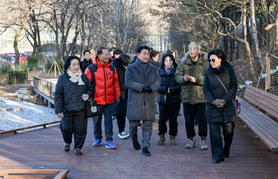 김동근 시장, ‘어딜가든 의정부路’ 현장 점검…도시숲 프로젝트 가속화