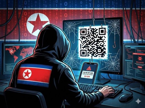 北 해킹조직 김수키, QR코드로 침투