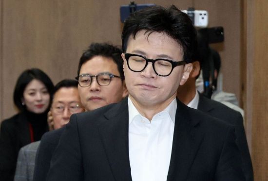 [포토] 한동훈 “허위 조작으로 제명…또 다른 계엄 선포된 것”