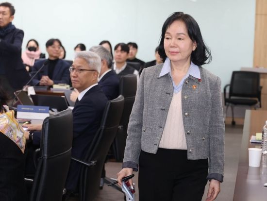 [포토] 개인정보위 제1회 전체회의 참석하는 송경희 위원장