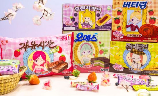 [오늘의신상]추억의 캐릭터가 과자 속으로…해태, '아바타스타 슈 컬렉션' 5종