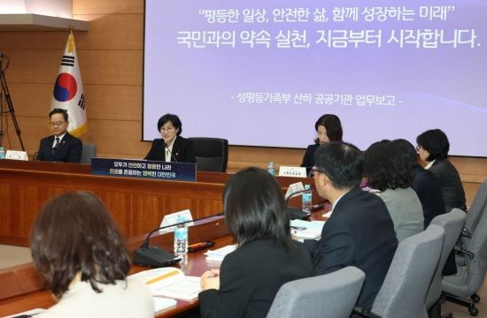 [포토] 업무보고 받는 원민경 장관