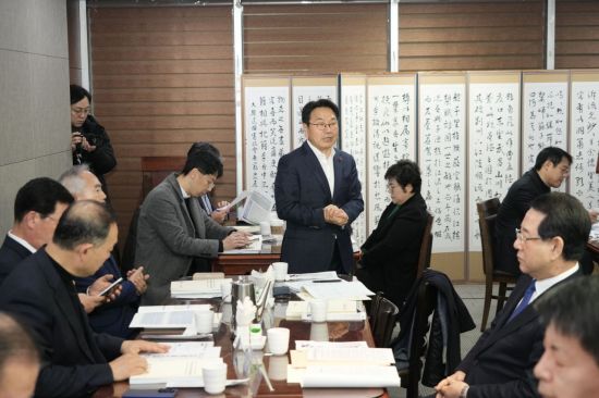 강기정·김영록·지역 국회의원, 행정통합 특별법 논의 착수