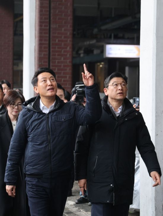 [포토] 유진상가 찾은 오세후 시장