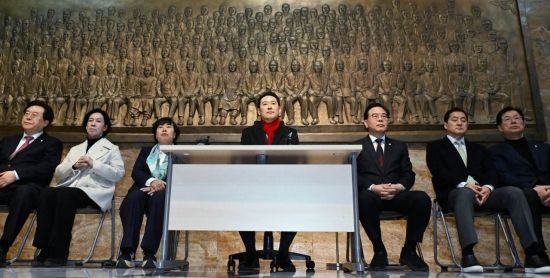 [포토] 장동혁, 단식 돌입…“與, 공천헌금·통일교 특검 수용하라”