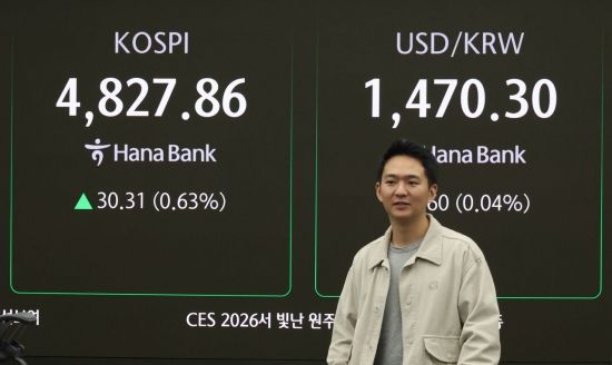 [포토] 4827.86 사상 최고치 기록한 코스피