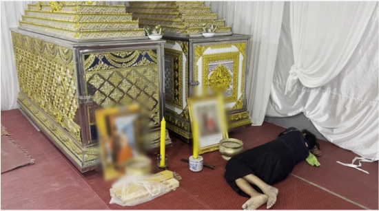 딸·한국인 사위 시신에 결국 쓰러진 태국인 장모