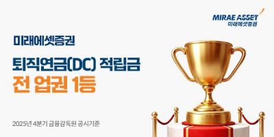 미래에셋증권, DC 퇴직연금 적립금 약 16.3조원…전업권 1위