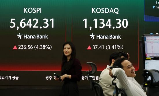 [포토] 코스피, 코스닥 동반 상승