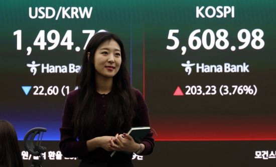 [포토] 중동전쟁 협상 기대감에 코스피 상승