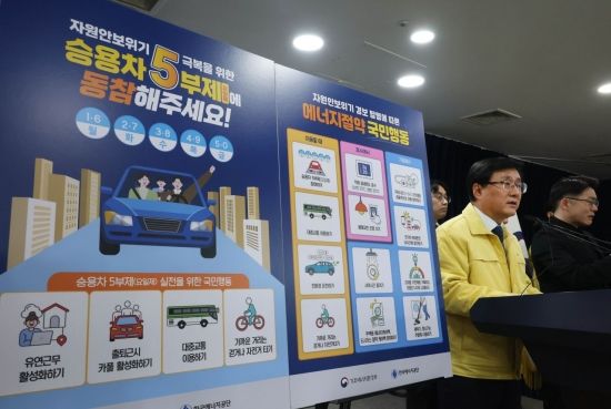 [포토] 원유 안보위기 '주의 ' 경보 발령, 에너지 절약 조치 발표