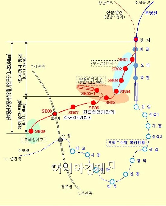 수원시 '신분당선 연장선' 예타면제사업 제외 강력 반발