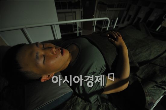 육군부사관학교 유격훈련현장