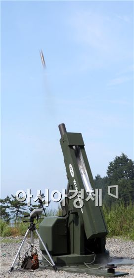 이번에 위아가 개발한 강선형 박격포탄은 탄테가 포신의 강선과 맞닿아 걸리는 회전을 통해 자세를 안정시킬수 있다. 