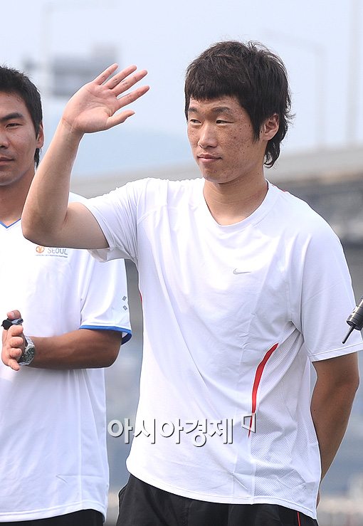 [포토]박지성 '다음에 또 만나요'