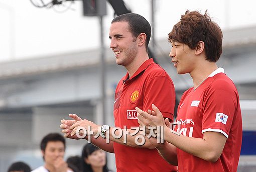 [포토]존 오셔-비 '우리팀 잘하네~'