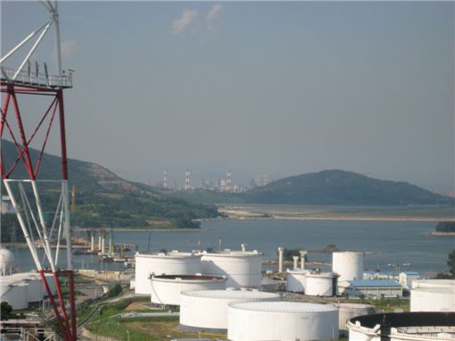 여수국가산단 전경