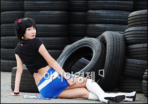 [포토]레이싱걸 한가은, 숨막히는 뒤태