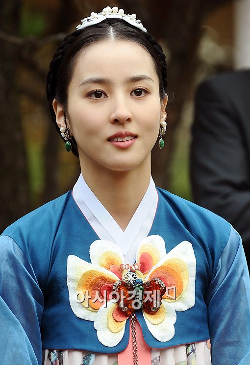 [포토]한혜진, 한복 곱게차려 입고