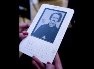 (Photo by Bloomberg News) Amazon's e-book reader 'Kindle'
