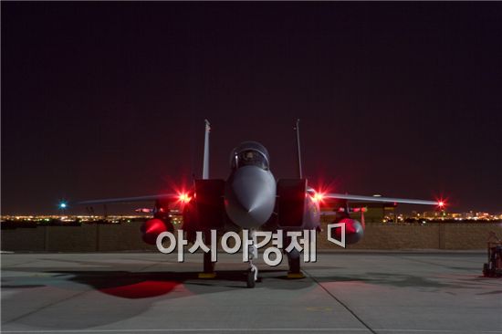 우리나라 영공을 지키는 F-15K. <사진제공=공군>
