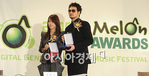 [포토]포즈 취하는 백지영-김태우