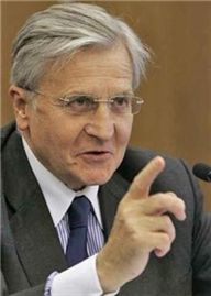 트리셰 "현재 금리 적절..환율 전쟁 우려"