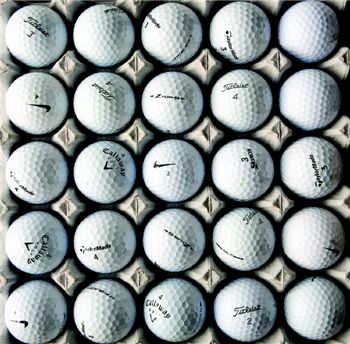  골프볼은 다양한 요소의 조합에 따라 성능이 좌우된다.  