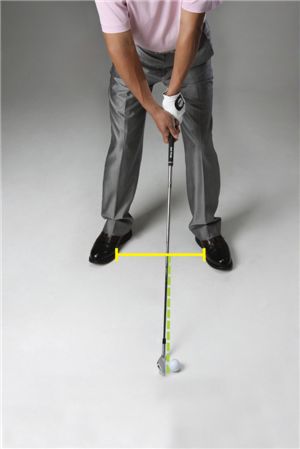 [나경우의 PGA레슨] 2. 스탠스의 '황금비율'