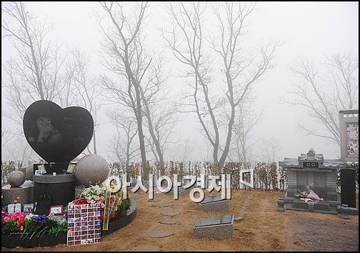 [포토]故 최진영, 누나 곁에 안치