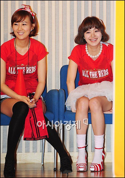 [포토]장윤정-이영은-현아 '각선미 누가 최고?'